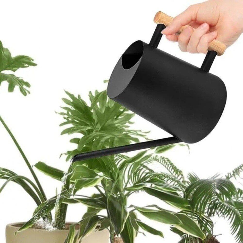 Arrosoir en Acier Inoxydable Petit Arrosoir D'intérieur avec Bec Long Arrosoir Décoratif Moderne pour Jardin De Bonsaïs Succulents