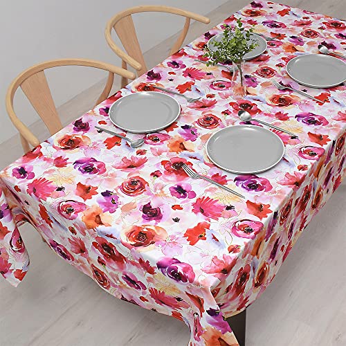 �X�^�C���f�R�[��(STYLE Decor) �e�[�u���N���X ��100% ������� �����` �k�� 142×210cm �X�^���_�[�h �ԕ� �s���N ���[�Y W4701120-NVL2511 ����l�p�}�X�N 2���Z�b�g�t��