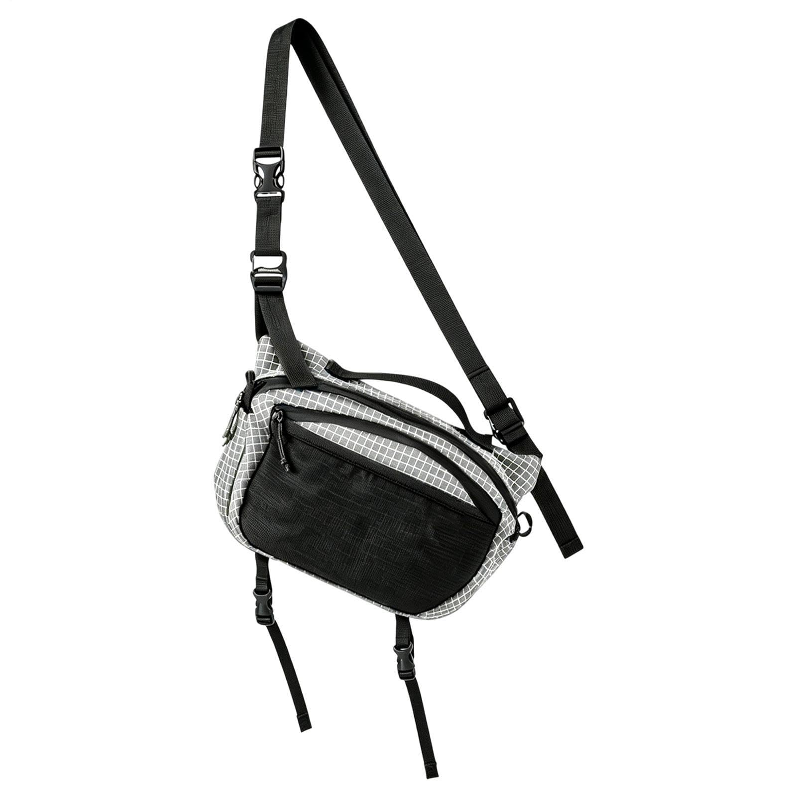 Hiking Chest Pack Wasserdichte Geldbörse Schultertasche | Tragbarer Hüftgürtel für Outdoor, Wandern, Reisen, Camping, Radfahren, Angeln, Workouts, Pendeln