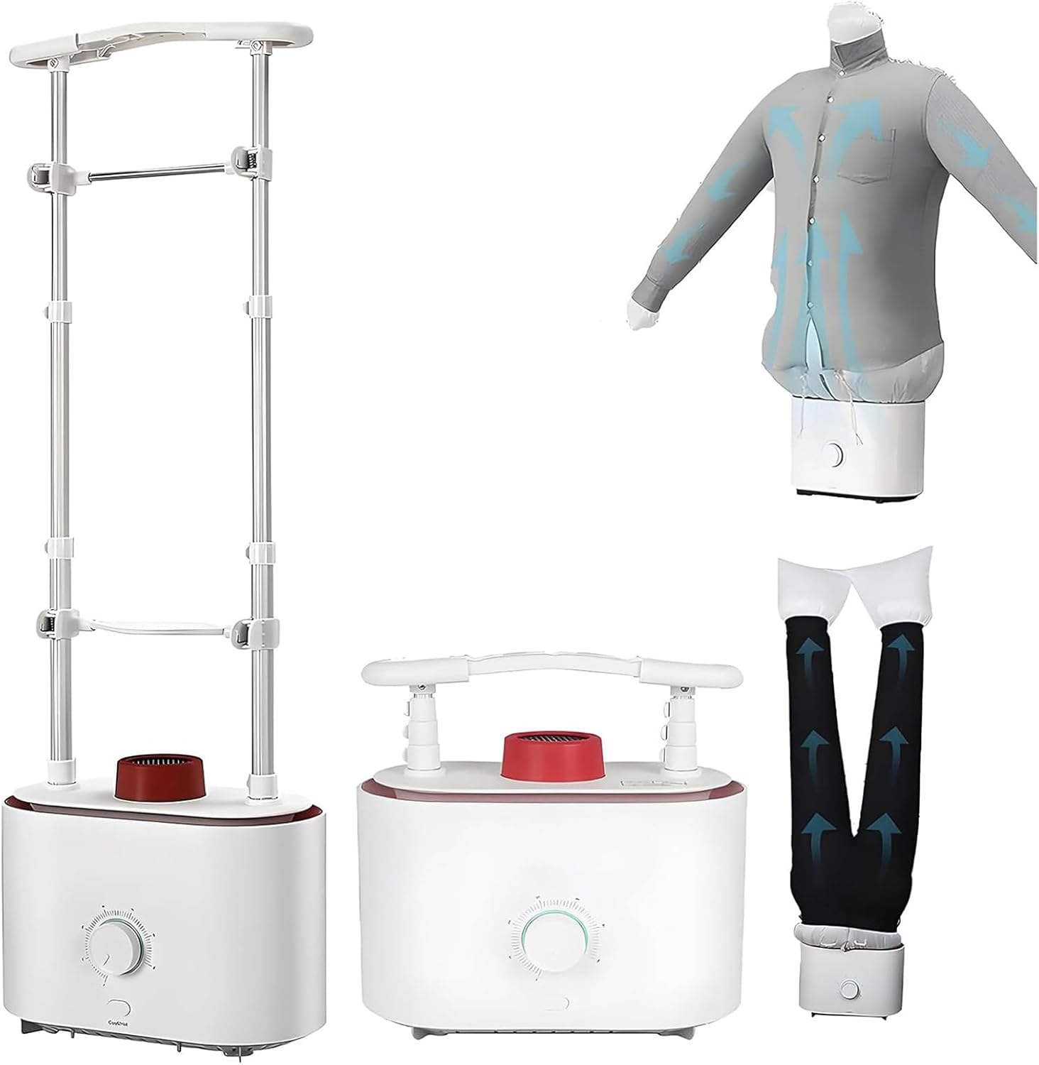 Electric Clothes Dryer, Inflatable Shirt Dryer, 360° Drying, Adjustable Heat and Cold, Timer Control, Retractable and Easy To Store, for All Clothing, Including Pants and Shoes