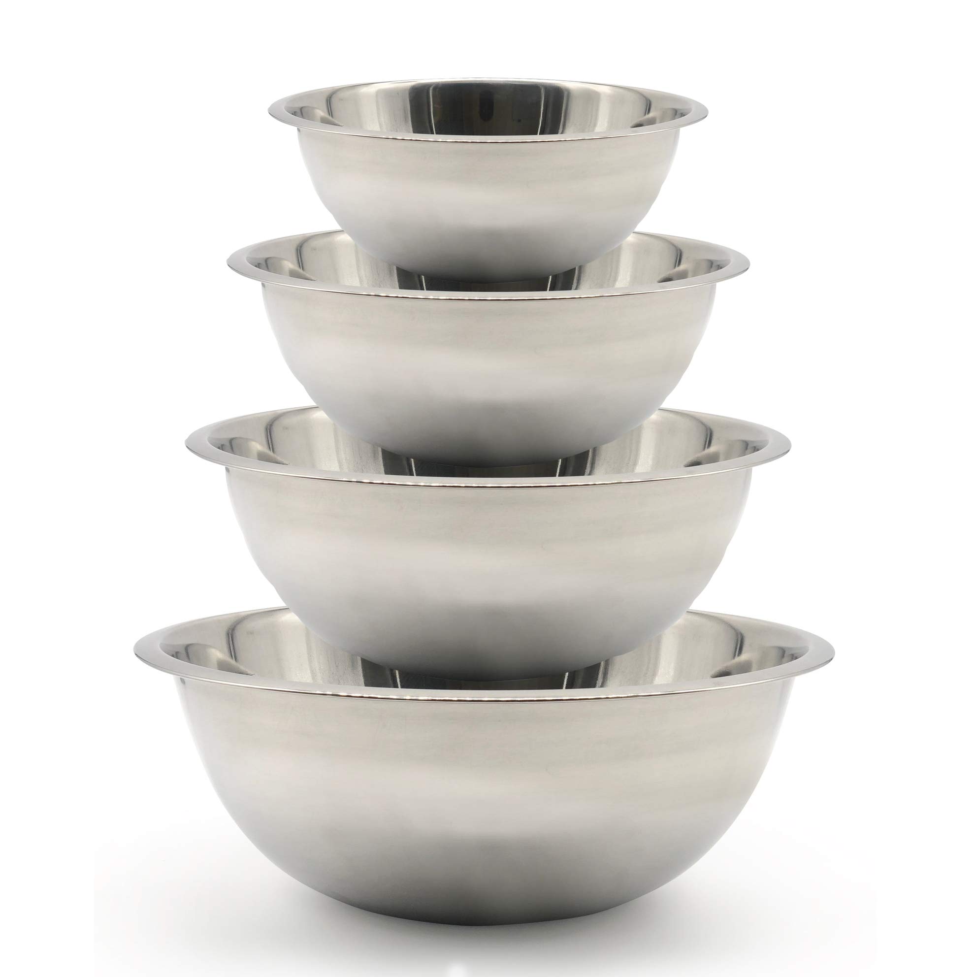 Gold Bowls Stainless Steel Bowls Set 5.9 Inch Gold Serving