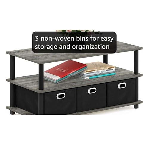 Amazon.com: FURINNO Turn-N-Tube Coffee Table, 31.22D x 15.5W x