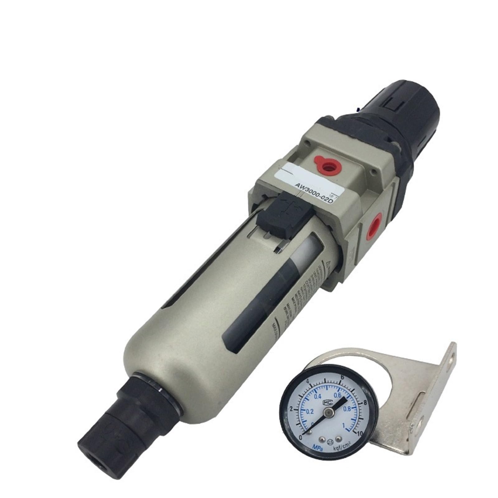 Jwvialel Aw5000-10D Coppercore Automatic Drainage Filter Pressure Regulating Valve Aw2000-02D Aw3000-03D Aw4000-04D 5000-10D 1Pcs(Aw5000-10D Coppercore)