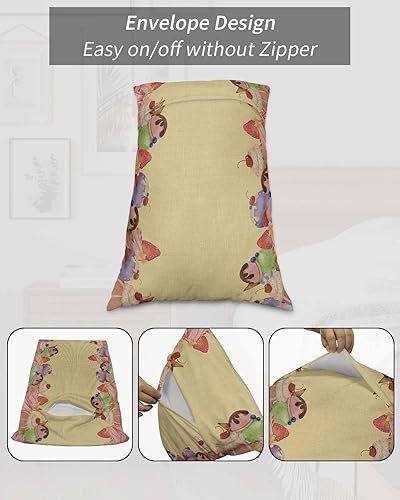 Miniatura 7 de Fundas de almohada retro de arpillera tamaño King, fundas de almohada suaves para cama, fundas de almohada decorativas de lujo, sofá decorativo de