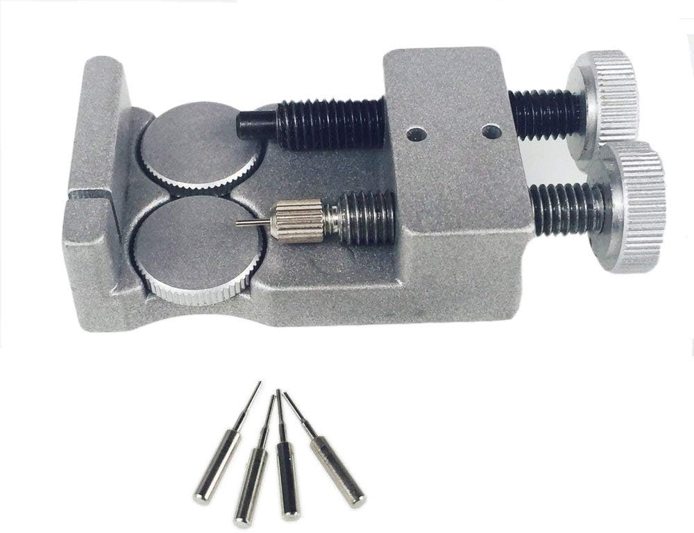 OTOOLWORLD New Metal Watch Band Strap Link Pin Remover Remove Repair Tool Kit for Watchmakers with 4 Extra Pins