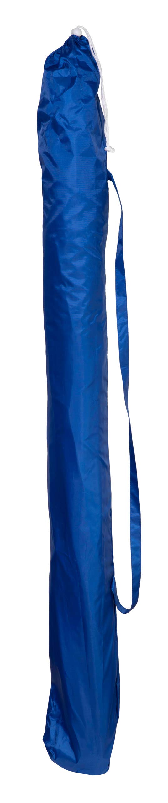 Ombrellone da spiaggia, misura XXL, robusto ombrellone 2 in 1 per spiaggia e giardino, protezione solare UV 50, pieghevole, multifunzione, con finestra, 210 x 220 cm