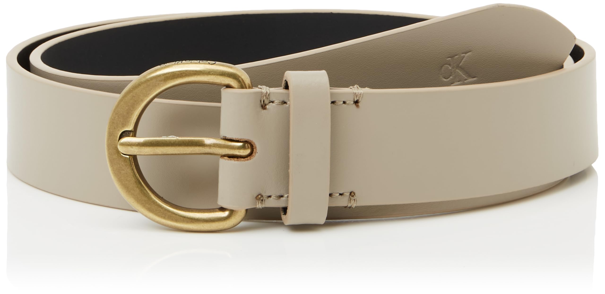 Calvin Klein Damen Gürtel Casual Pin Buckle 3,0 cm Ledergürtel
