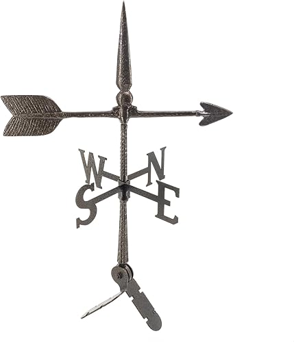 Miniatura 5 de Veleta de aluminio de 24  - Veleta al aire libre con adorno - Decoración de techo de metal - Montaje incluido (4 a elegir) - Veleta de aluminio