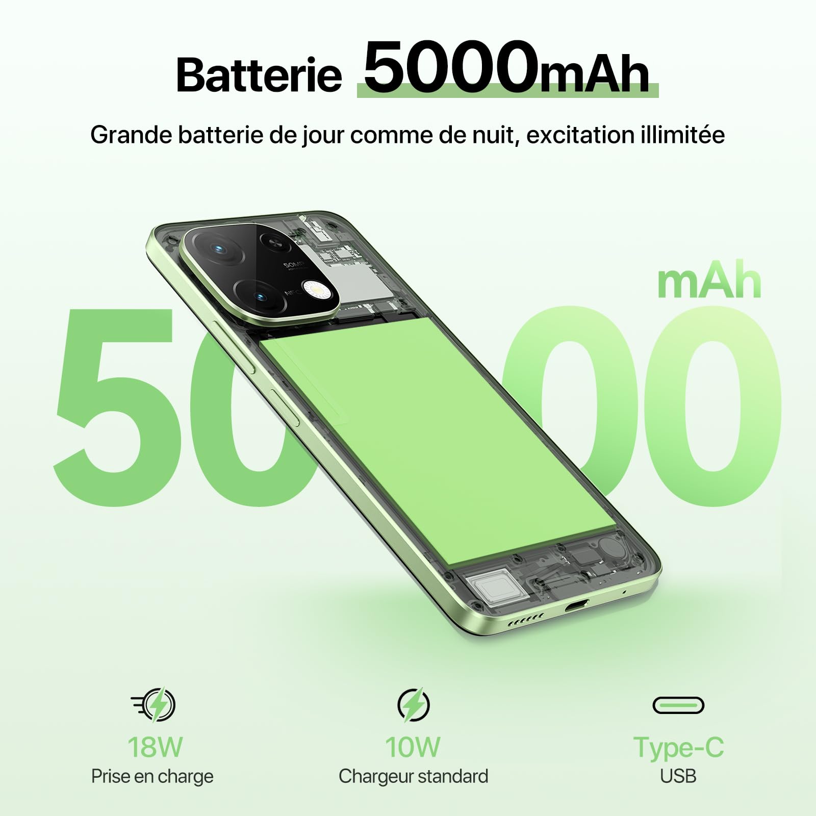 UMIDIGI G9C Mobile Phone with NFC, Smartphone Without Contract