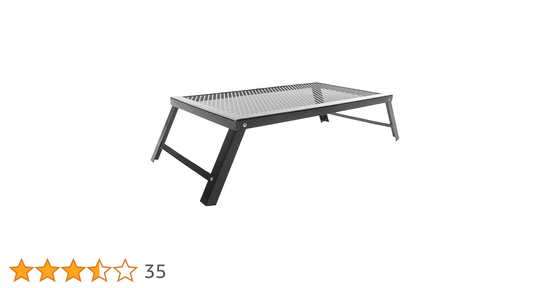 キャンプマニアプロダクツ メッシュグリルテーブル ブラック 中古品