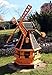 Produktbild holzdekoladen XXL Windmühle mit Solarbeleuchtung schwarz Typ 18.1 (schwarz Solar weiß)