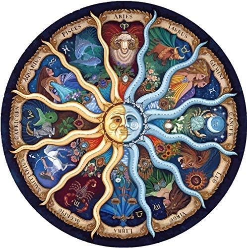 WEIYP 5D Diamond Painting Kits for Adults Full Drill Christmas The Twelve Constellations Embroidery Rhinestone Painting