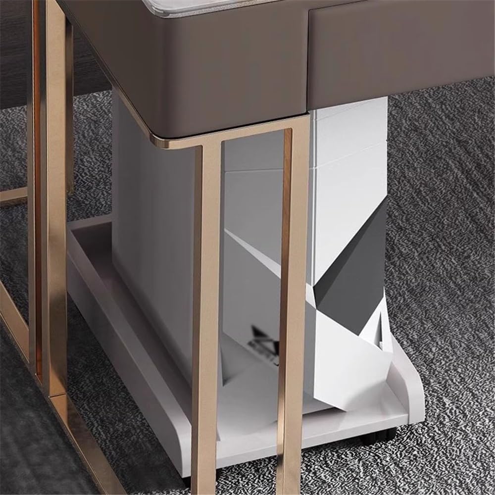 Acrittura Scrivania da ufficio con schedario, porte USB e prese di corrente(M)