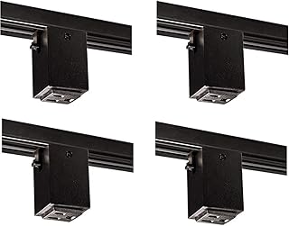Nora Lighting NT-327B Outlet Adapter Track Accessory (4 Pack)