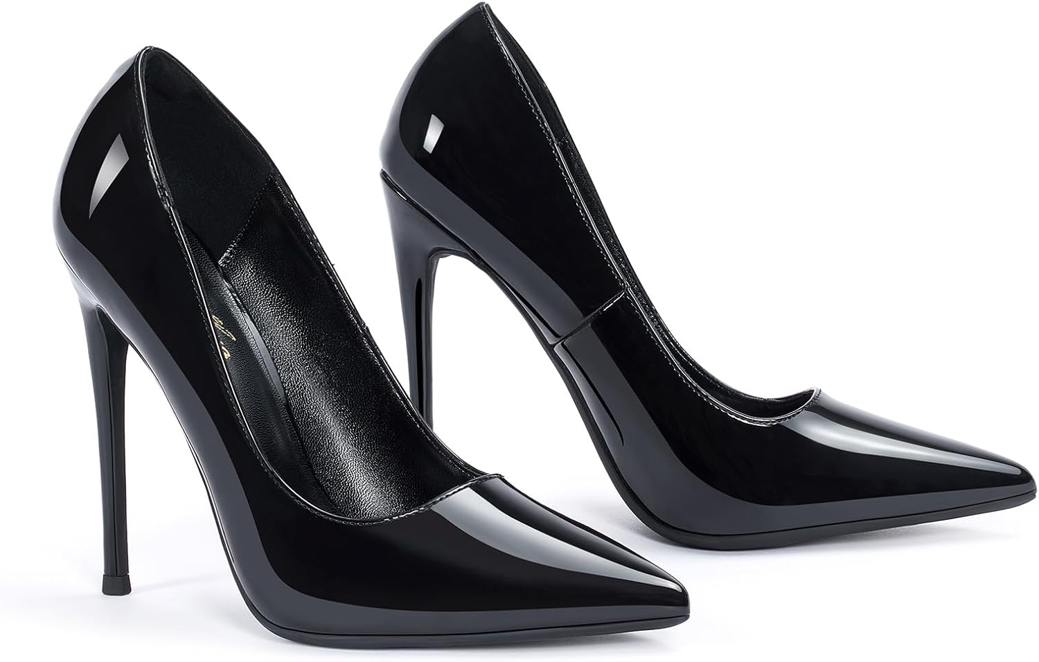 GENSHUO Women's 4.7 Inch Pumps Pointy Toe Stiletto Sexy High Heels Work Party Wedding Shoes - Image 4