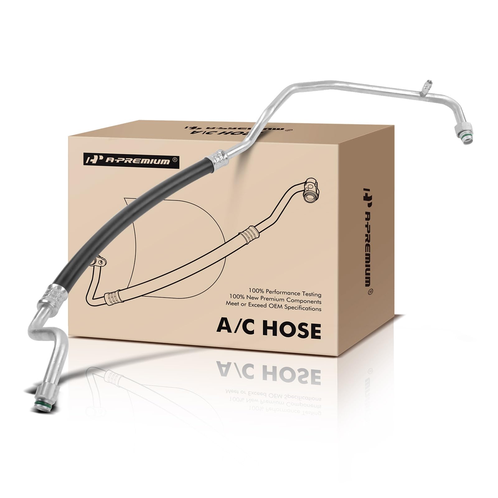 A-Premium A/C Suction Line Hose Assembly Compatible with Honda CR-V CRV 2002-2006 L4 2.4L, Compressor to Evap