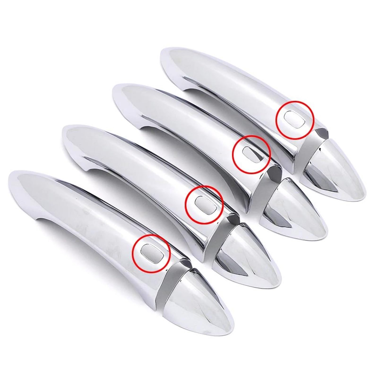 YSDSLS Sleek Door Handle for Cruze for Bolt for EV 2016-2020 Car Chrome Side Door Handle Cover Decoration Trim Protection Sticker