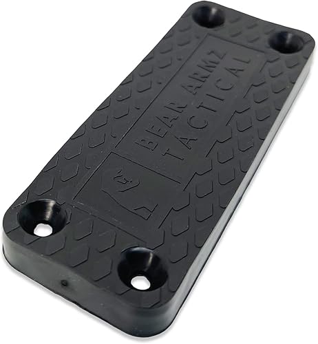 Soporte magnético para pistola y funda para vehículo y hogar I recubierto de goma con respaldo adhesivo I 35 libras clasificado I accesorio de arma