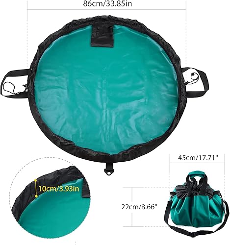 Miniatura 7 de Wetsuit Change Mat, Portable Large Beach Dry Bag Waterproof Changing Mats with Shoulder and Handle Strap for Surfing