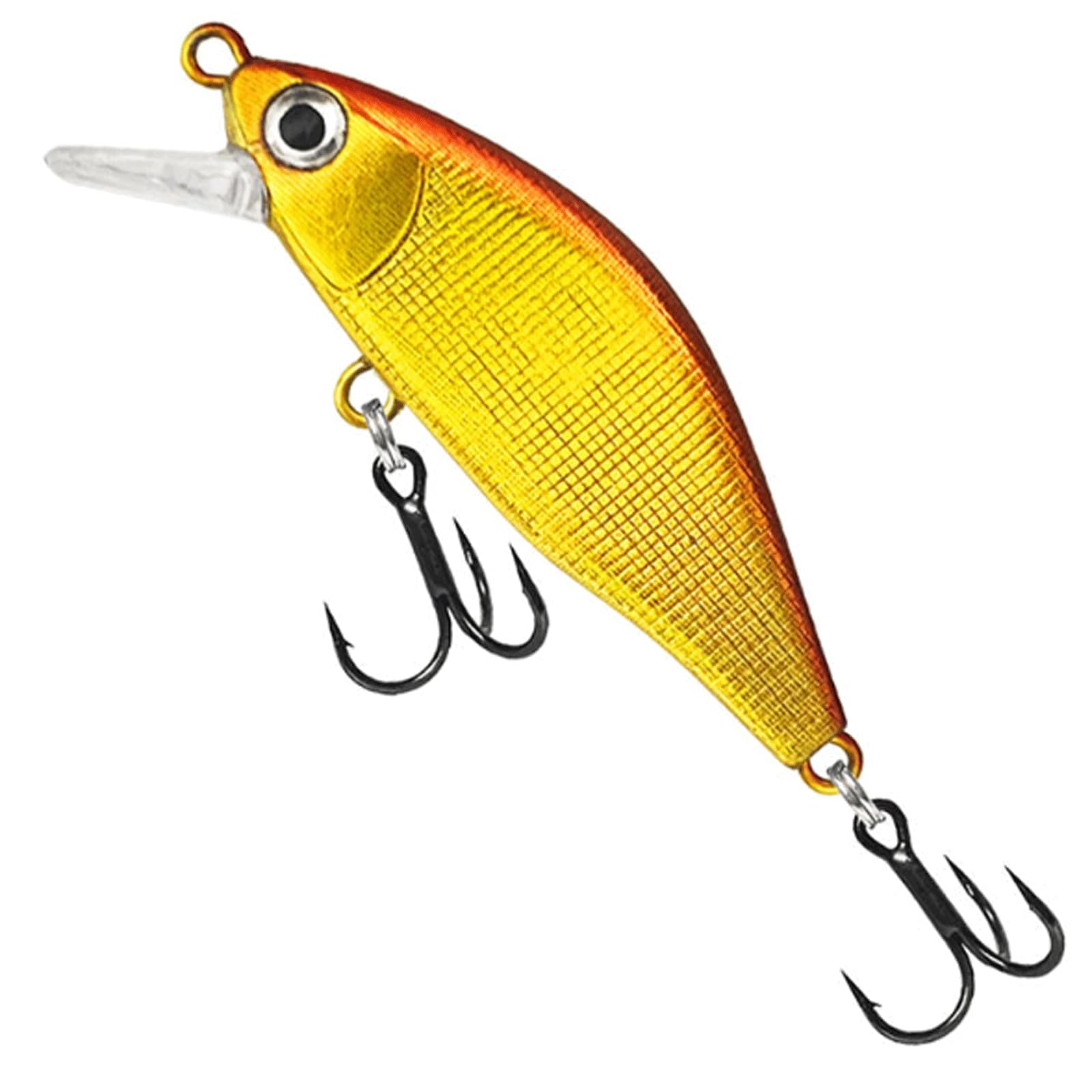 Leurres de pêche, 3 pièces, leurres coulants de type minnow, 4 g, 50 mm, leurres durs artificiels, longueur 1,5-2,5 m, crankbaits, wobblers, pour la pêche à la truite, à la perche et au bar.