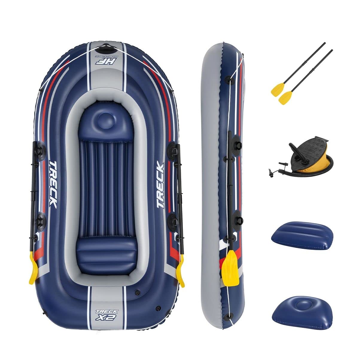 Bestway 61068 - Set Canotto Hydro-Force Naviga, Multicolore