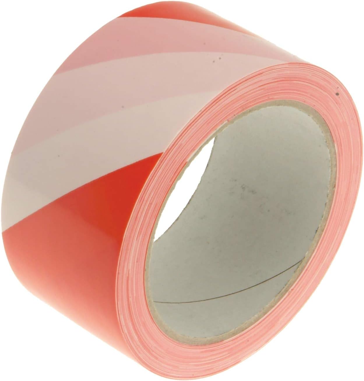 Faithfull TAPEHAZRW Hazard Warning Safety Tape Red/White