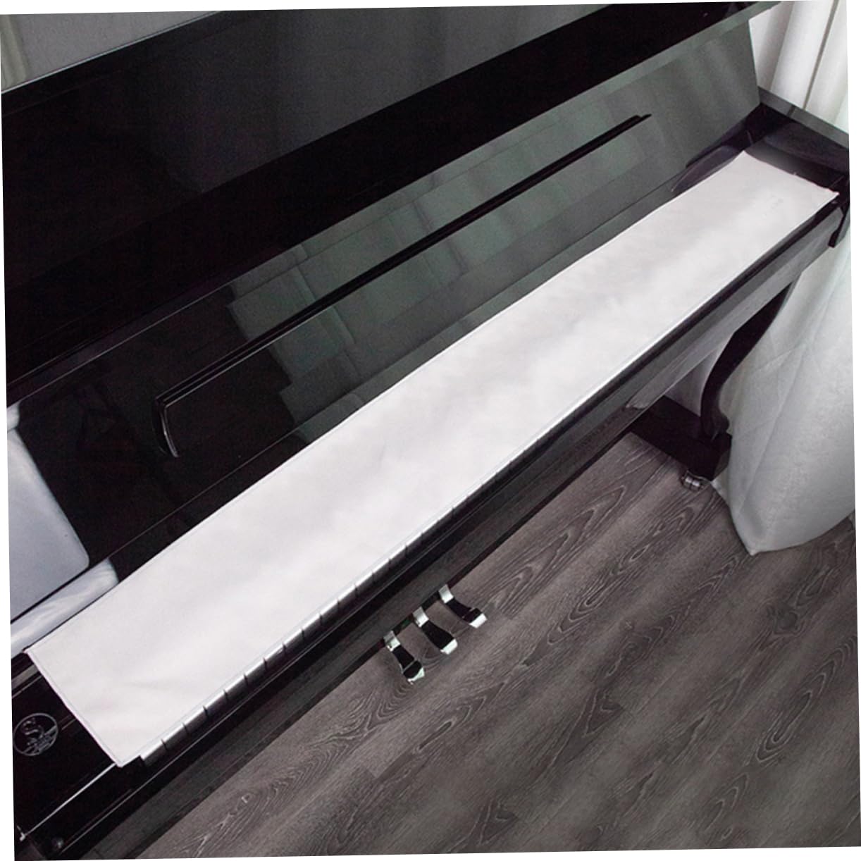 Vaguelly 1pc Durable Piano Keyboard Cover Protective Dustproof Keyboard Cover for Piano Ornament Easy to Clean present for Music Lovers