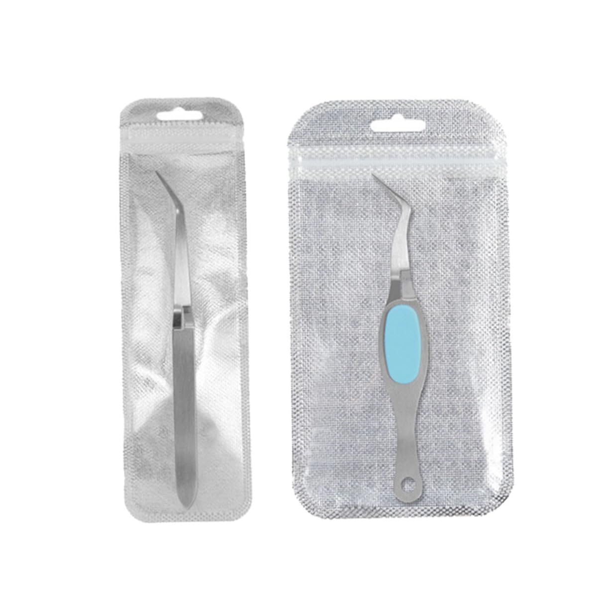 FOMIYES 2pcs Nail Shaping Tweezers for Nail Art Precision Cuticle for Shaping and Removing Polish Lightweight Portable