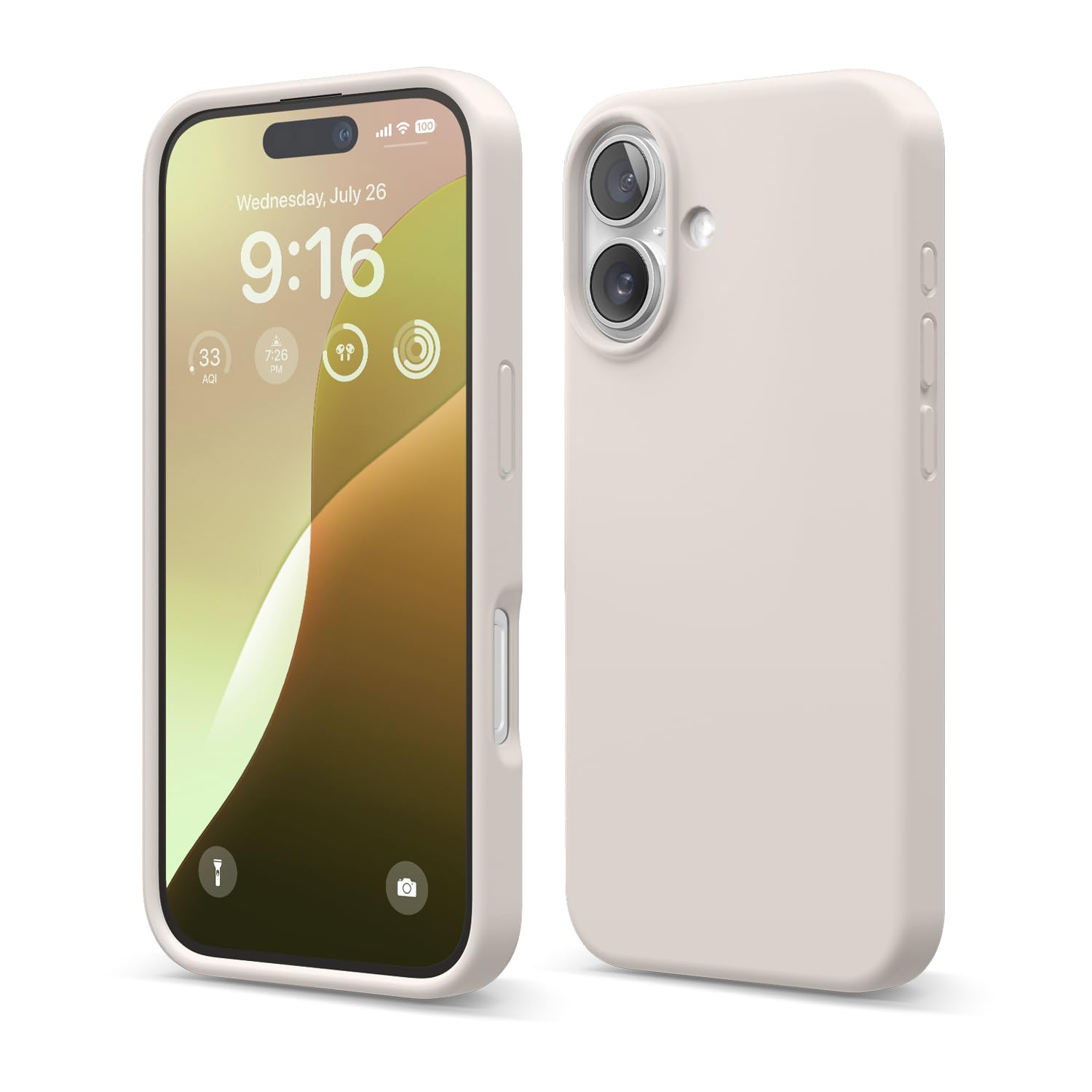 elago Compatible with iPhone 16 Case, Premium Liquid Silicone Case, Full Body Protective Cover, Shockproof, Slim Phone Case
