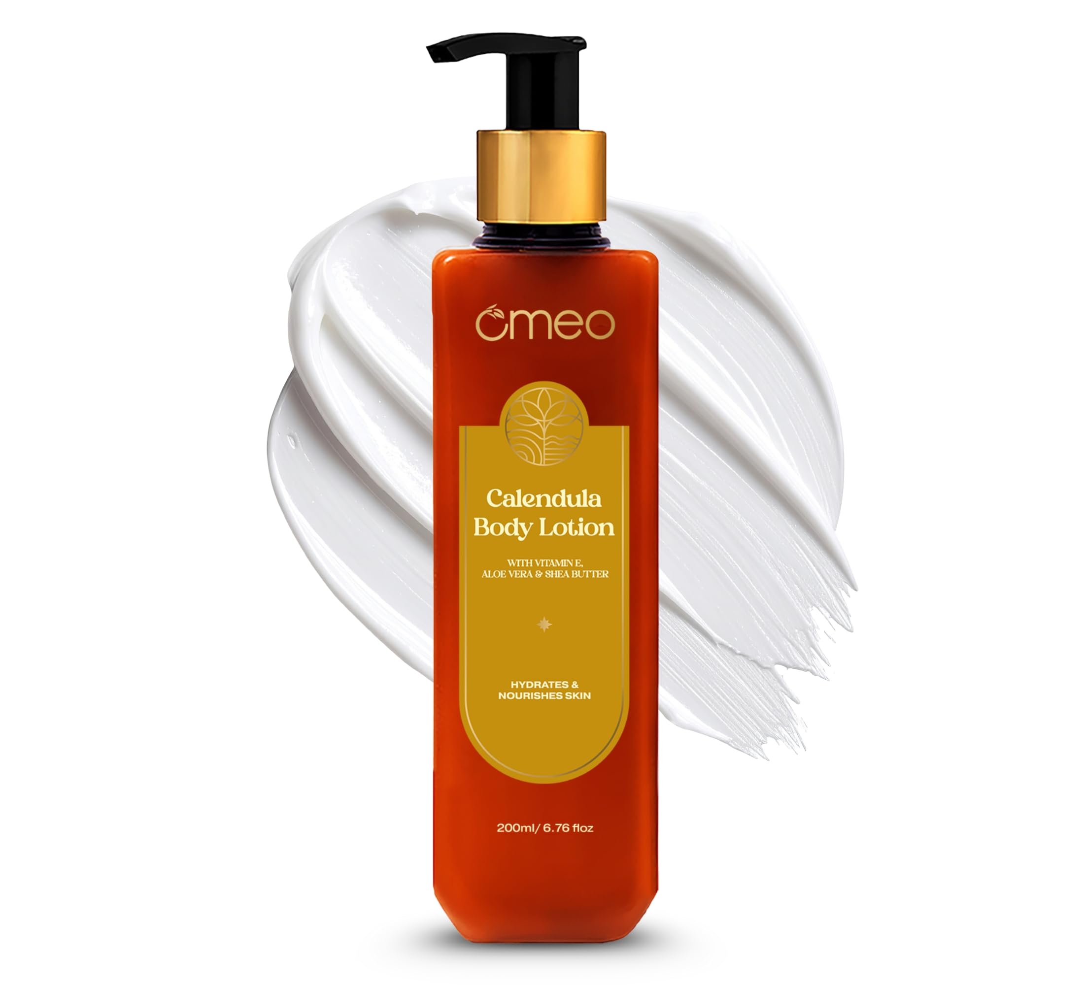 Omeo Calendula Body Lotion for winter dry skin with Goodness of Calendula, Shea Butter, Aloe Vera and Vitamin E | Non-Sticky, Moisturizer Cream, Glow, for Women & Men-200ml-image-40