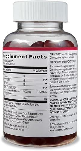 Miniatura 2 de Marca de Tienda - Solimo - Gomitas con vitamina B12 3000 mcg