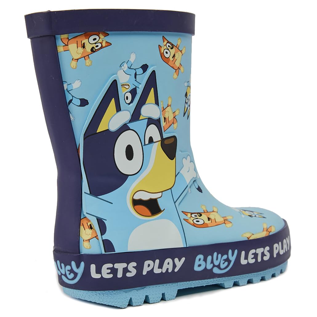 Bluey Stivali di gomma per bambini Wellington stivali da pioggia ragazze ragazzi Snow Welly