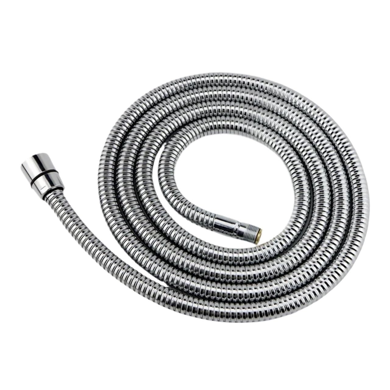 Duschschlauch, Duschschlauch aus Edelstahl 304, silberfarben, 150-200 cm, G1/2'' M15*1mm, for Badewannenarmaturen(150cm)