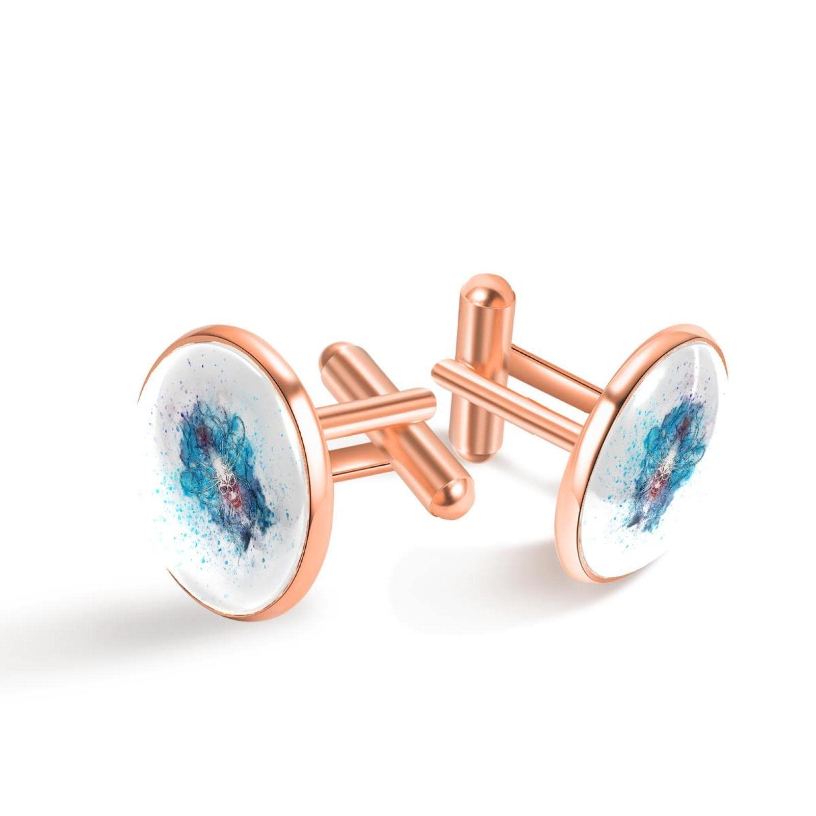 GenericPersonalised Cufflinks Wedding Business Christmas Carolers Penguins Tuxedo