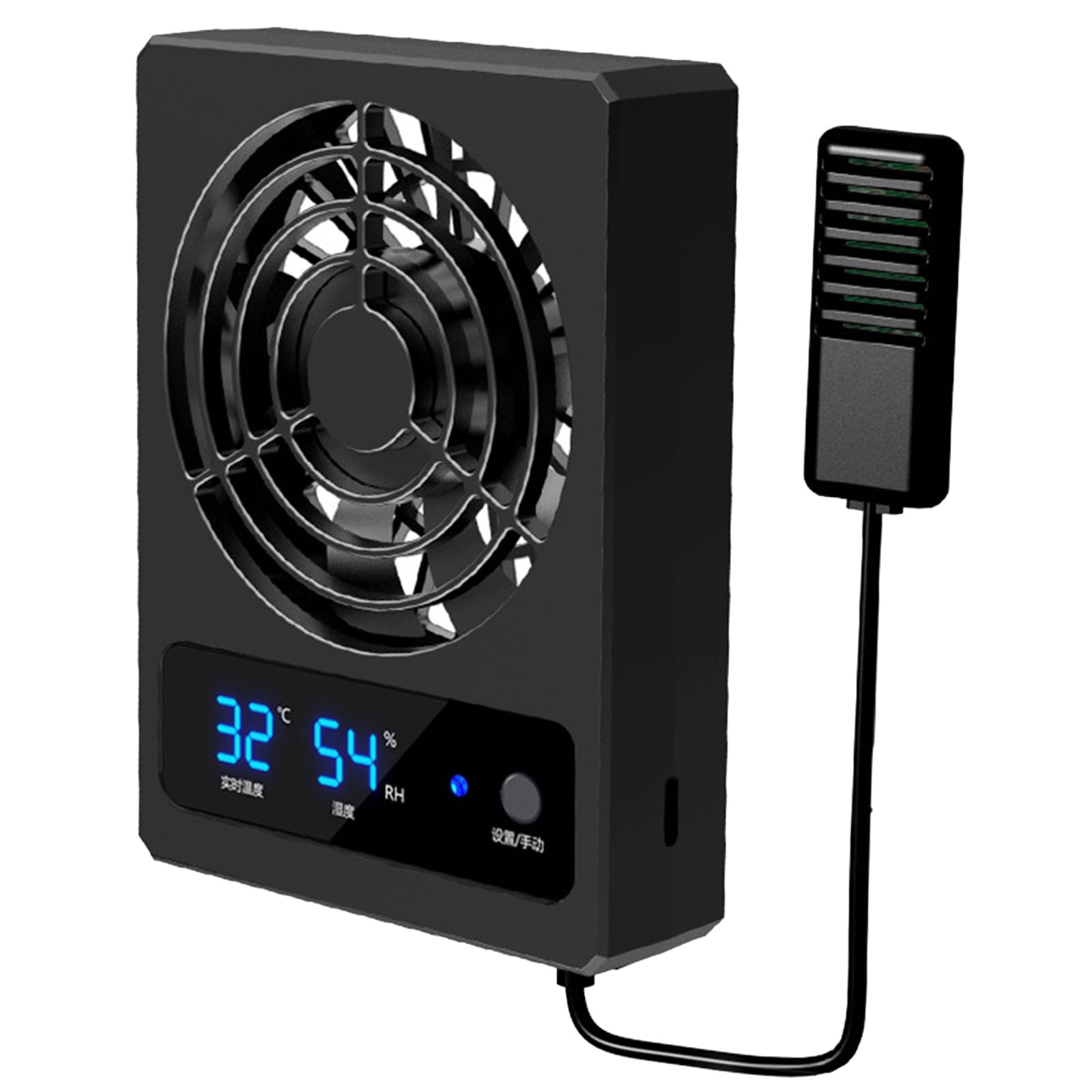 Ventilador de refrigeración de reptiles para terrarios, enfriador de bajo ruido, ahorro de energía, enfriador de aire, reductor de humedad, enfriador de control automático