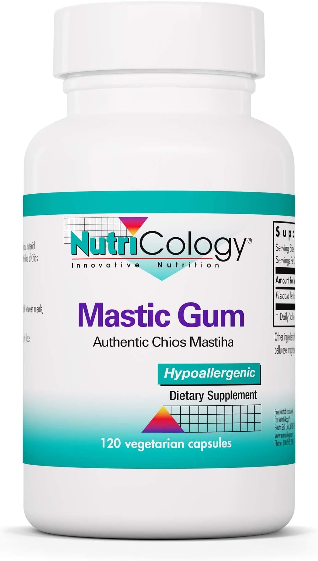 Nutricology Mastic Gum, 120 Capsules, 52475
