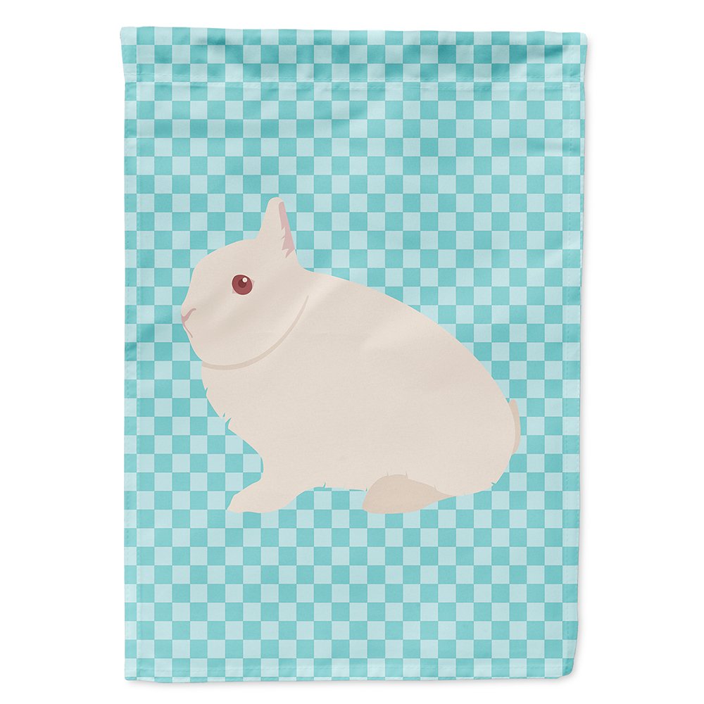 Drapeau lapin hermine à carreaux bleus grand format extérieur multicolore BB8138CHF