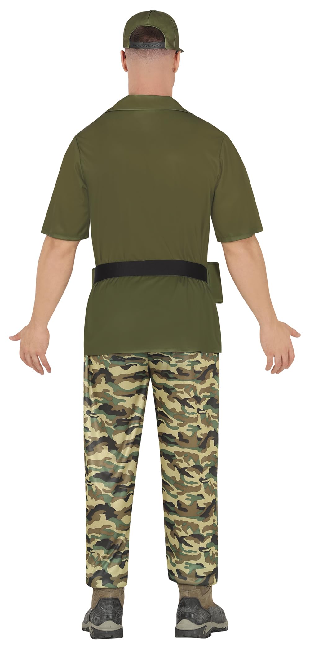 FIESTAS GUIRCA Déguisement de soldat de bière pour homme – Costume de super-héros militaire amusant – Armée Bachelor Party EVG Déguisement pour homme Taille M