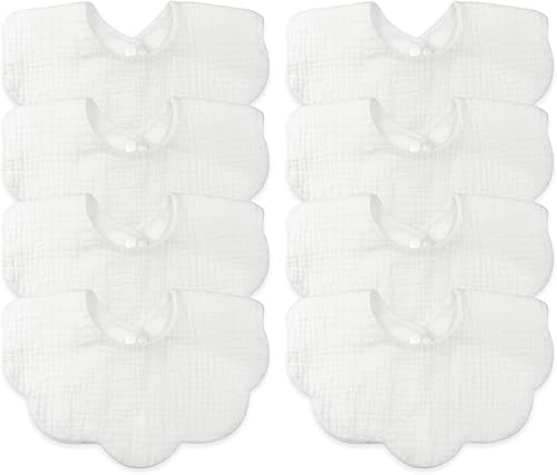 Miniatura 18 de Baberos de muselina para bebé para babeo y dentición Baberos para babeo de recién nacido para bebé niña o niño