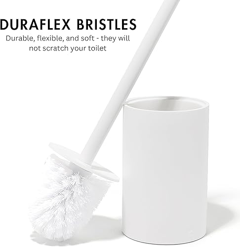 Miniatura 8 de Yew Design Cepillo de inodoro negro mate para inodoro con soporte