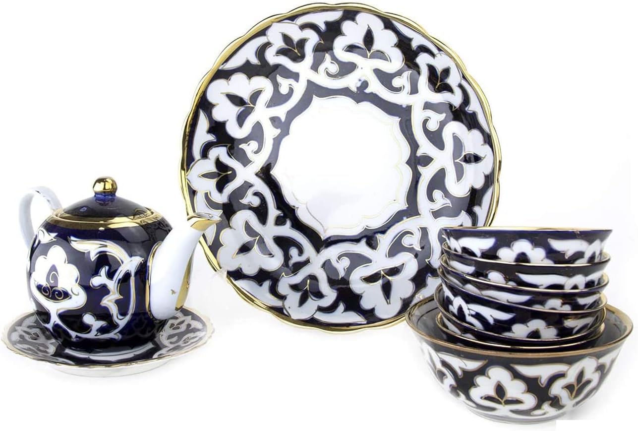 Uzbek tea set Pakhta Paxta.