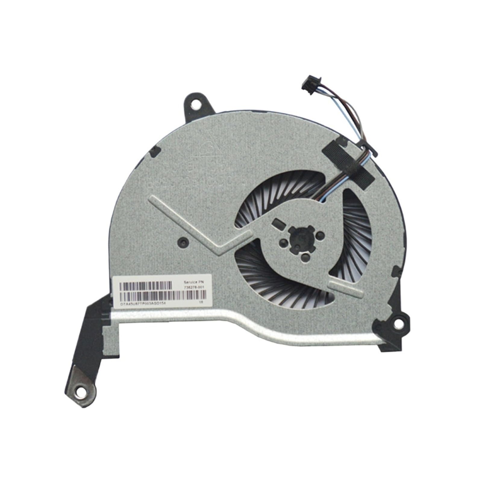 Notebook con Ventola di Raffreddamento for CPU, Compatibile con HP, Compatibile con Pavilion, FCN DFS200405010T FFBB DFS531105MC0T FFQ9 15-n266tx,Ventola del dissipatore di Calore