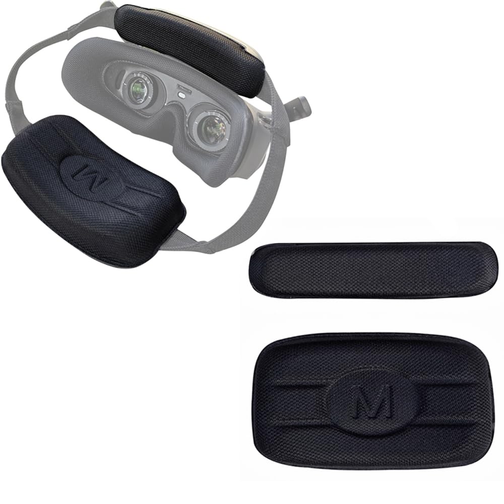 Head Cushion Forehead Foam Pad for DJI Goggles 3, Sponge Soft Brace Kit Forehead and Back of The Headrests Pillow Cushions Protective Cover Modification Comfortable Protection Accessories