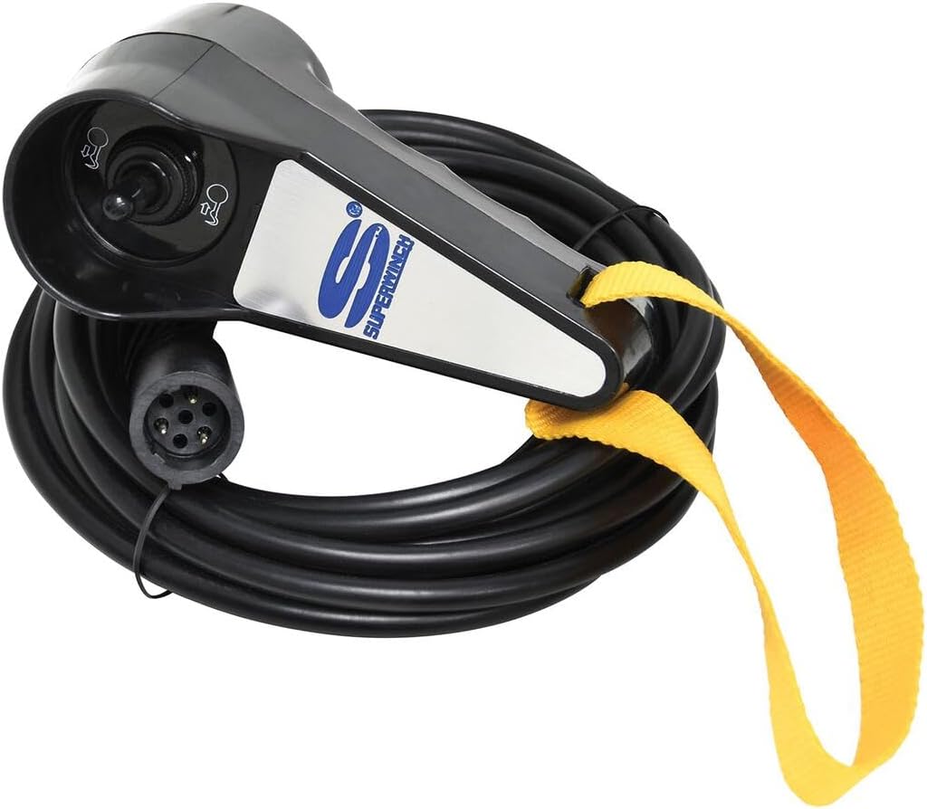 Superwinch 2272 Replacement Remote Control (with 15' Cable) | for S3000/3500/4000/4500/5500/7500/9000, X9, C1000 Winches | 1 Pack