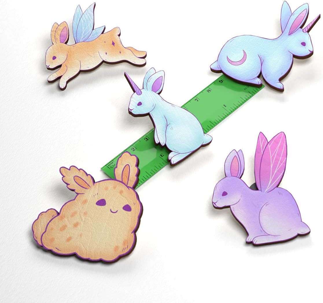 5 PCS Brooch Wooden Pins Set | Cute Badges Pack | Lapel Pin Buttons Jewelry Accessory | Occasion Stylish Charms Decoration | Aesthetic Brooches for Backpack Bookbag Bag Jacket Hat Clothes for DIY | Perfect Gift for Kids Teens Girls Boys Women image 2