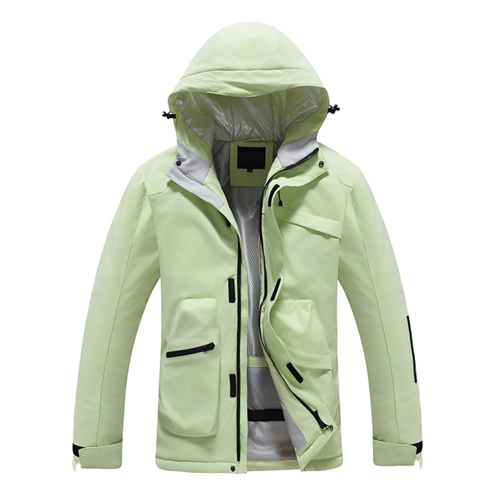 Generico Giacca Sci Uomo Impermeabile Giubbotto Uomo Invernale da Lavoro Giacche Termica Giaccone Pesante Cappotto Antivento Tecnica Caldo Trekking Calda Parka Giacchetto Winter Jacket Men Montagna