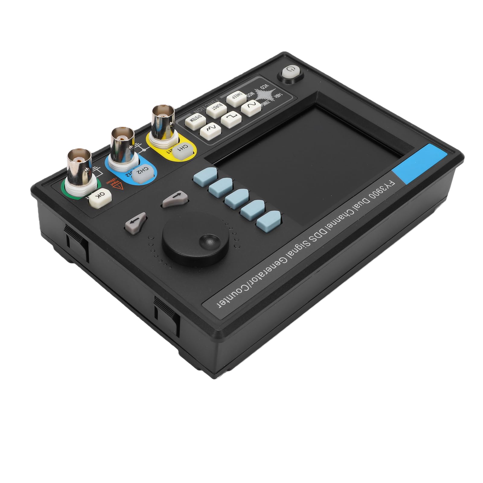 Generic Generador de Señal de Doble Canal FY3900 Generador de Funciones de Alta Precisión para Uso en Laboratorio y Campo Diseño Compacto y Liviano 30MHz (Enchufe de la UE)