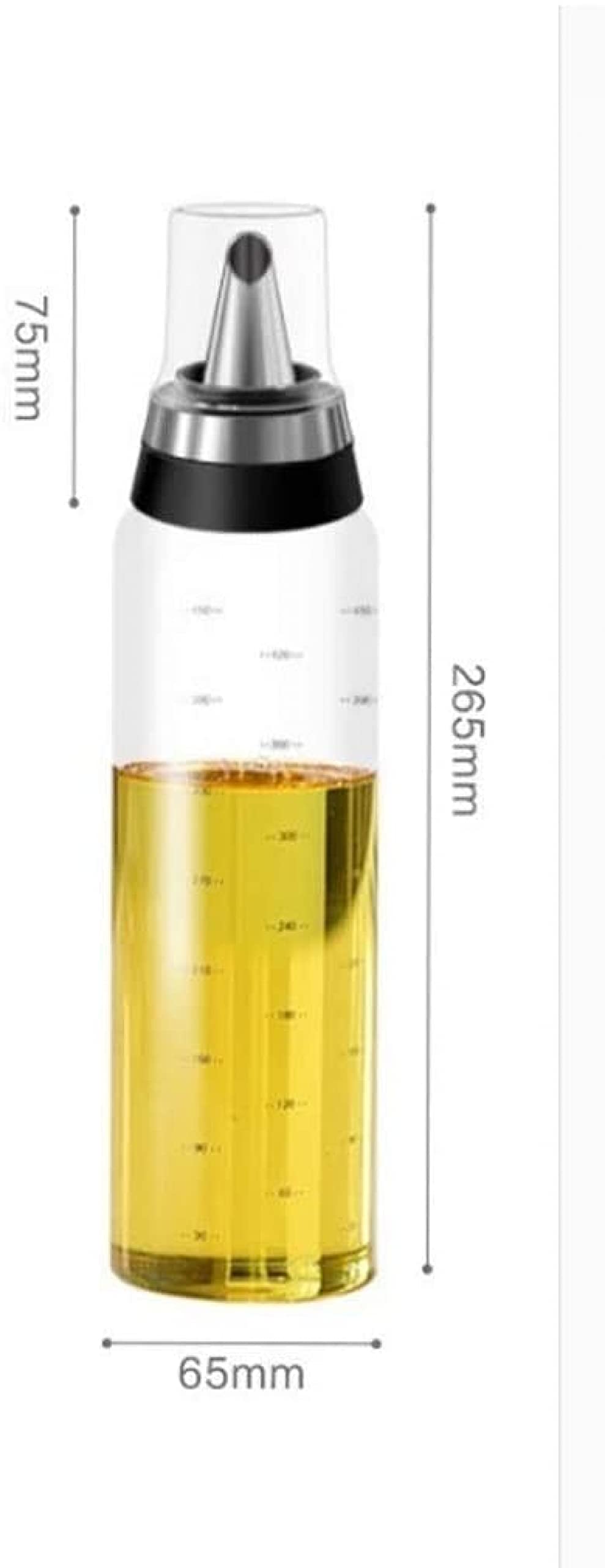 Tanque de condimentos, Botella dispensadora de Aceite de Oliva, dispensador de Aceite y vinagre, Botella de Vidrio para aderezo de ensaladas, dispensador de Aceite de Vidrio