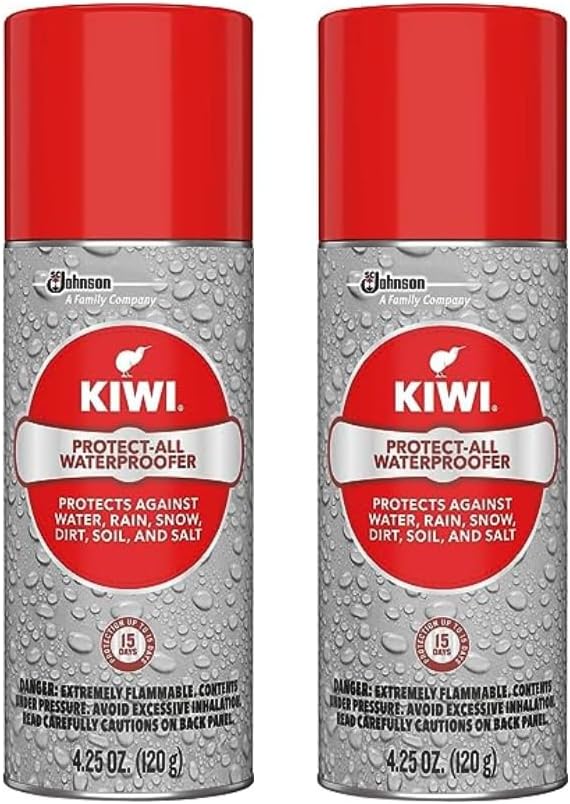 Kiwi Protect All Rain And Stain Repellant 2 Pack - 4.25 Oz, Clear, 4.25 Ounces