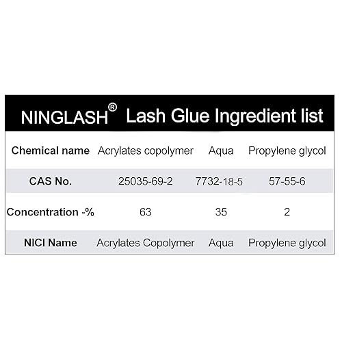 Miniatura 8 de NINGLASH - Pegamento de racimo de pestañas impermeable, para pegar y sellar y quitar pestañas, agarre súper fuerte, 5 días de larga duración,